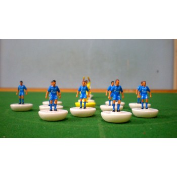 Subbuteo Andrew Table Soccer Zenit St Peterburg 2015-2016 away kit on Classic Hasbro Bases